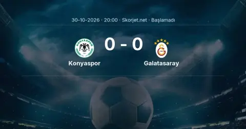 MAÇ BAŞLADI | Konyaspor - Galatasaray