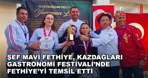 Şef Mavi Fethiye, Kazdağları Gastronomi Festivali’nde Fethiye’yi Temsil Etti