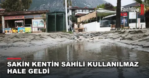Sakin Kentin Sahili Kullanılmaz Hale Geldi