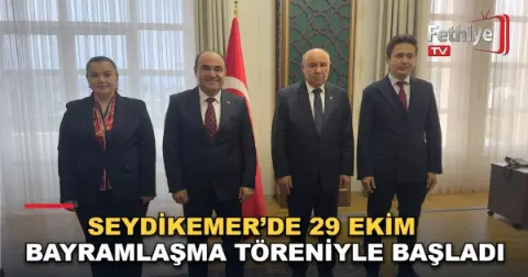 Seydikemer’de 29 Ekim Bayramlaşma Töreniyle Başladı