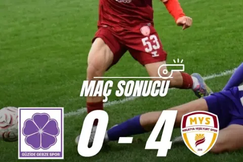 Malatya Yeşilyurtspor, Gebzespor'u 4 golle eledi