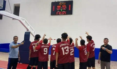 Çocuklardan voleybol şampiyonasında büyük başarı