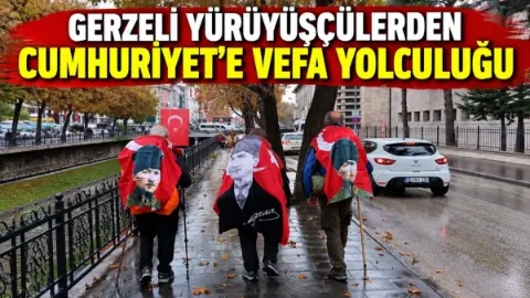 Gerzeli Yürüyüşçüler Cumhuriyet Coşkusunu Kastamonu’da Taçlandırdı