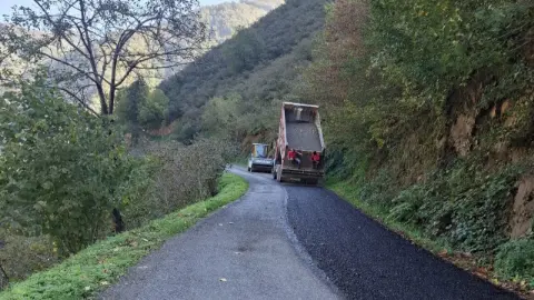 Giresun'un O İlçesinde 14,5 Kilometrelik Yol Çalışması Tamamlandı