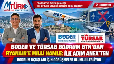 Bodrum uçuşlarında Ryanair sonrası ANEX ile görüşmeler sürüyor