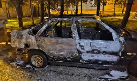 Hatay'da park halindeki otomobilde çıkan yangın söndürüldü