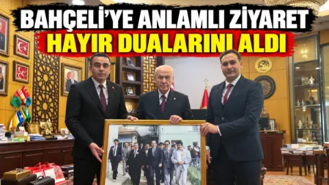 MHP Beyşehir İlçe Başkanı Güzel, Bahçeli’yi ziyaret etti