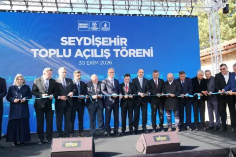 Seydişehir’de 317 milyon liralık yatırım için kurdele kesildi