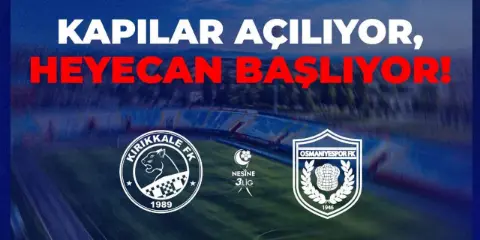 Osmaniyespor maçı öncesi kritik tedbir: Stadyum giriş kuralları açıklandı