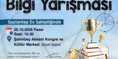 Güneydoğu illeri Gaziantep’te yarışıyor! Ülkü Ocakları bilgi yarışması başladı
