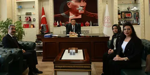 Eğitime dair önemli görüşme: Kırıkkale Millî Eğitim Müdürü Rahmi Güney heyeti ağırladı