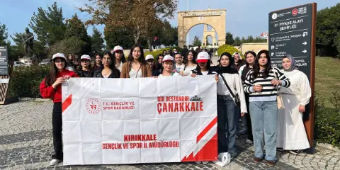 Kırıkkaleli 38 genç ecdadın izinde yürüdü:'Bir Destandır Çanakkale' gezisinde duygu dolu anlar!