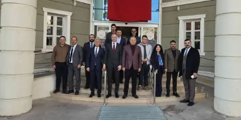 MHP Kırıkkale Milletvekili Öztürk ve MHP teşkilatı Canal’ı ziyaret etti: yeni görevinde başarı dilediler