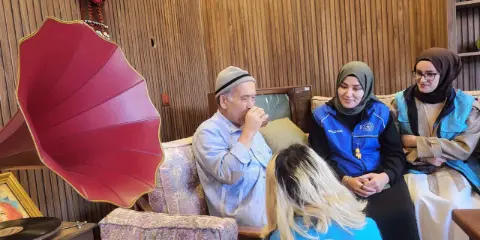 Kırıkkale'de Gençlerden Huzurevi Sakinlerine Vefa Dolu Sürpriz