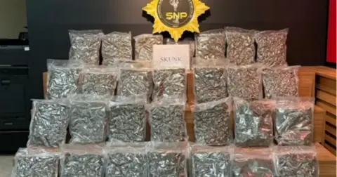 Şanlıurfa’da yolcu otobüsünde 16 kilo 400 gram skunk ele geçirildi