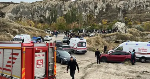 Göreme’de peribacası çöktü: 2 kişi hayatını kaybetti, 5 kişi yaralandı