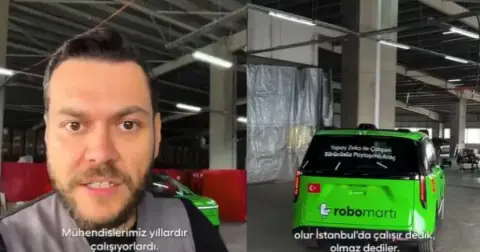 İstanbul'da Otonom Dönem: Martı TAG Sürücüsüz Aracını Tanıttı
