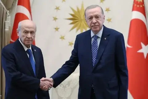 Ankara'da Cumhur zirvesi: Erdoğan ve Bahçeli, Beştepe'de görüştü