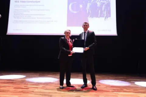 HKÜ’de Cumhuriyet’in 103. yılı coşkuyla kutlandı