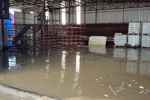 Mersin'de selin izleri gün ağarınca ortaya çıktı