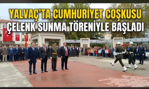 Yalvaçta Cumhuriyet Coşkusu Başladı