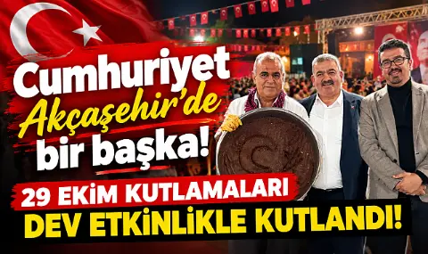 Akçaşehir’de Cumhuriyet Coşkusu Urfa Sıra Gecesiyle Taçlandı!