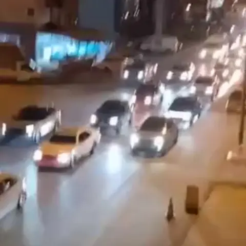 Deliklitaş Caddesi'nde trafik yoğunluğu