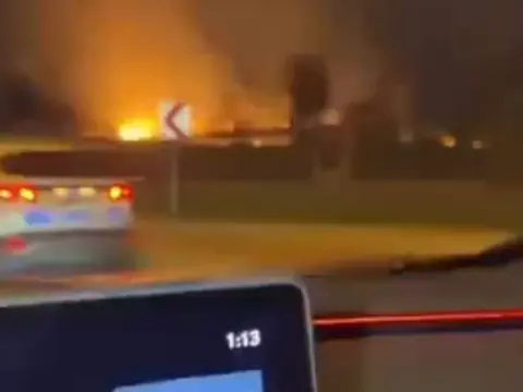 Askeri Bölgede Ot Yangını