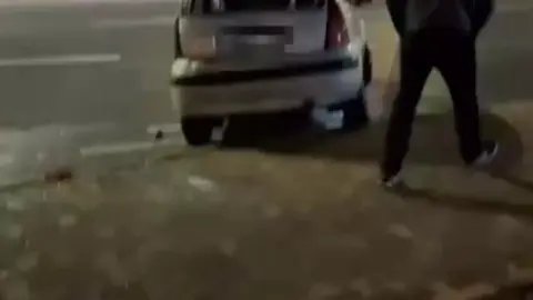 Bekir Yıldız Bulvarı'nda kaza meydana geldi