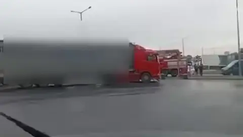 Mimsin girişinde kaza
