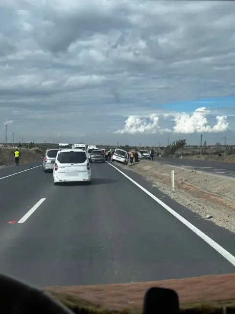Gaffar Okan Bulvarı'nda trafik kazası