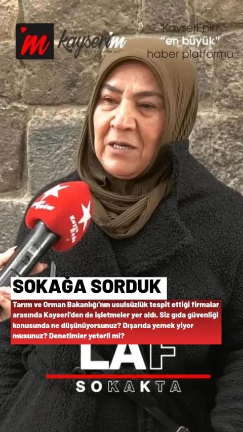 Siz gıda güvenliği konusunda ne düşünüyorsunuz?