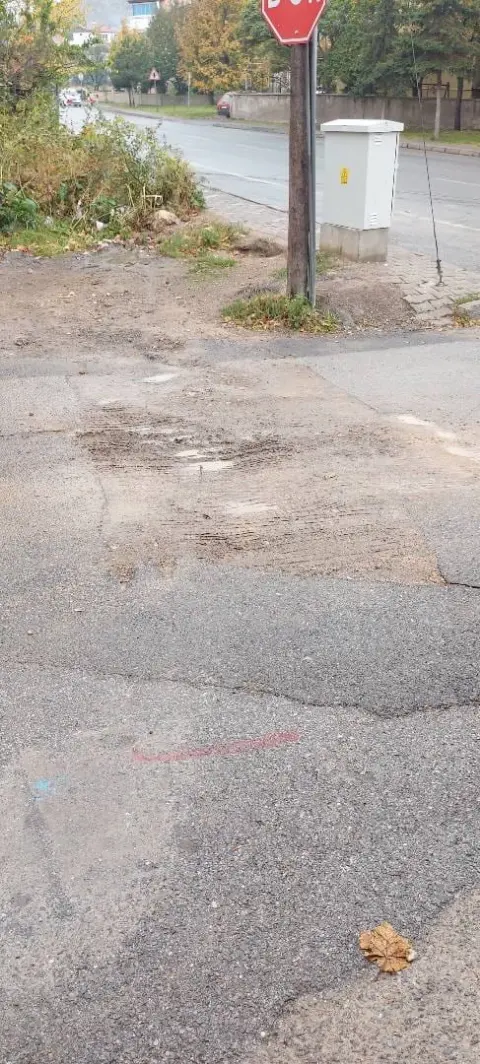 Selçuklu Mahallesi Cingöz Sokak'ta yol onarımı talep edildi