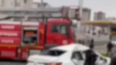 Mimsin girişinde tır ile araç çarpıştı