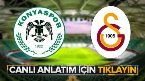 MAÇ BAŞLADI | Konyaspor - Galatasaray