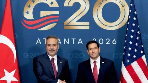 Dışişleri Bakanı Fidan, Atlanta'da Rubio ile İran ve Gazze konularını görüştü