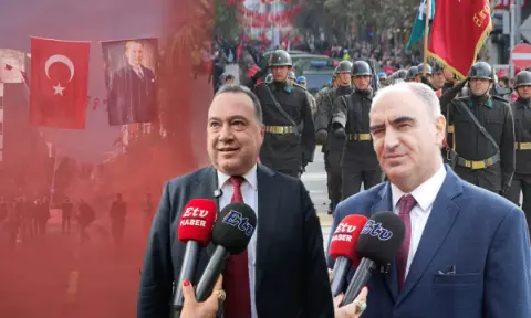Vali özkan Ve Başkan Dutlulu’dan Cumhuriyet Mesajı