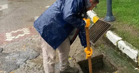 Gönen’de Su Birikintilerine Karşı önlem Alınıyor