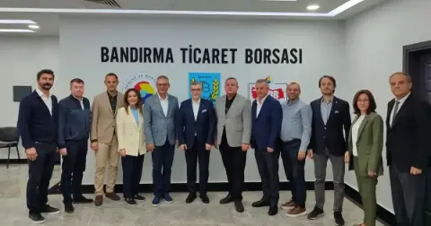 Bandırma Ticaret Odası’ndan Borsa Yönetimine Hayırlı Olsun Ziyareti