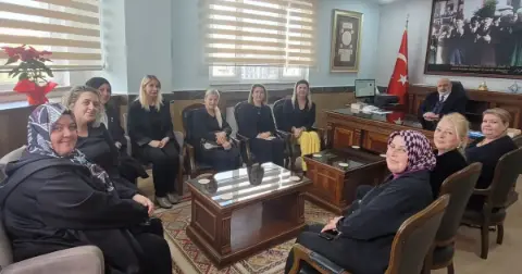 Bandırma'da AK Parti'den Müftü Acar'a Nezaket Ziyareti
