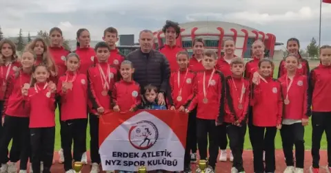 Erdekli Atletlerden Cumhuriyet Kupası’nda Başarı