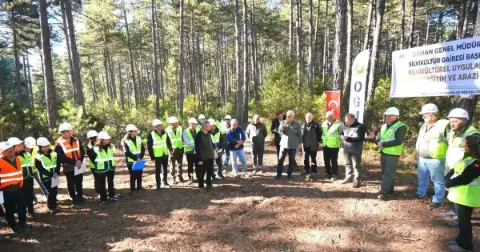 Ormancılık Eğitiminin İlk Durağı Dursunbey’in Karaçam Ormanları Oldu