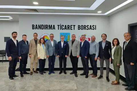 Bandırma Ticaret Odası’ndan Borsa Yönetimine Hayırlı Olsun Ziyareti
