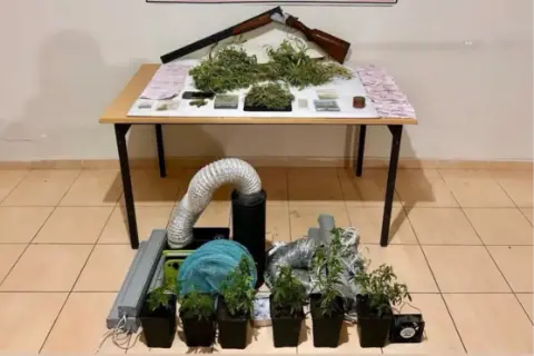 Gönen’de Kenevir Yetiştirilen Eve Operasyon