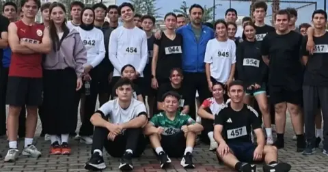 Manavgat’ta 29 Ekim Cumhuriyet Koşusu coşkusu