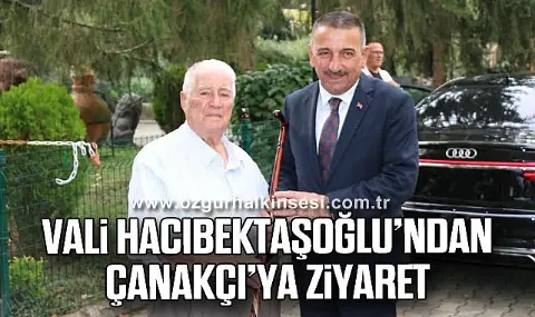 Vali Hacıbektaşoğlu’ndan Çanakçı’ya Ziyaret