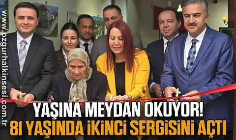 Yaşına Meydan Okuyor! 81 Yaşında İkinci Sergisini Açtı
