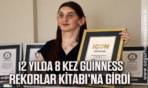 12 yılda 8 kez Guinness Rekorlar Kitabı'na girdi
