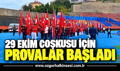 Cumhuriyet Bayramı Kutlamaları İçin Stadyumda Hazırlıklar Başladı