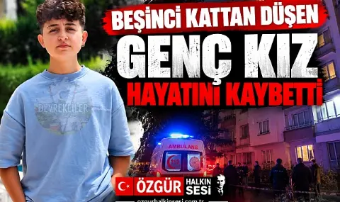 Beşinci Kattan Düşen Genç Kız Hayatını Kaybetti